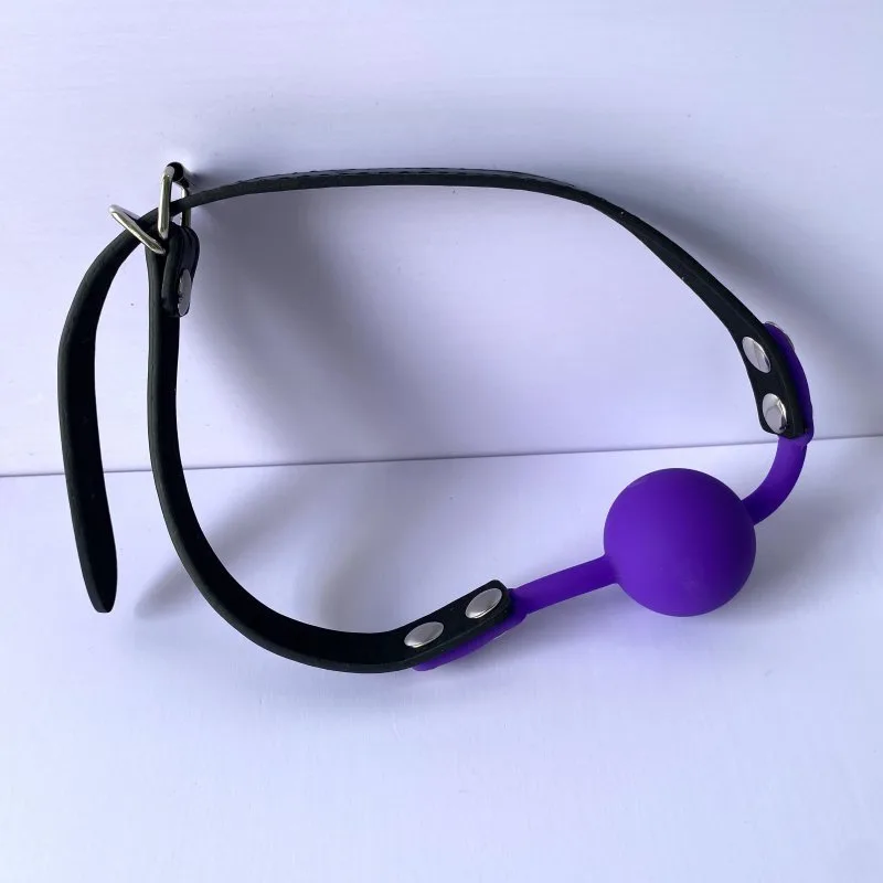 Bóng Bịt Miệng Gad BDSM Cao Cấp Silicon & Da | Khóa Đầu Quyến Rũ — ảnh 8