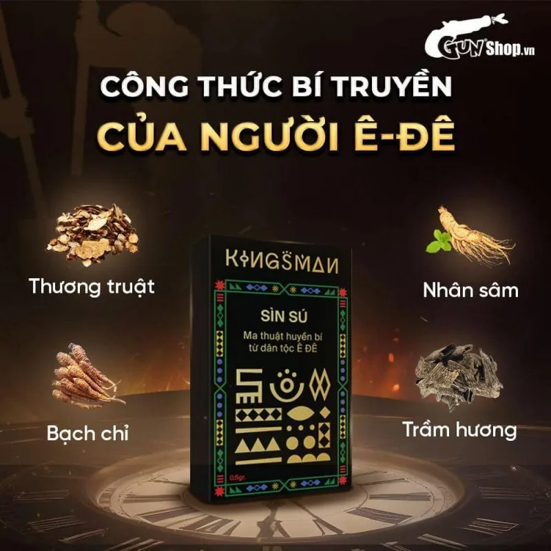 Bột sìn sú Kingsman 0.5gr tăng cường sinh lý kéo dài hiệu quả — ảnh 5