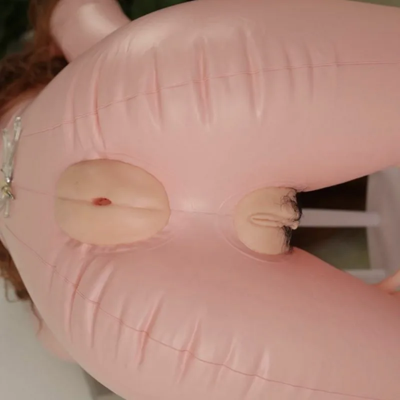 Búp bê bơm hơi miệng mở dáng ngồi hotgirl sexy vùng kín cấy lông mu chân thật — ảnh 7