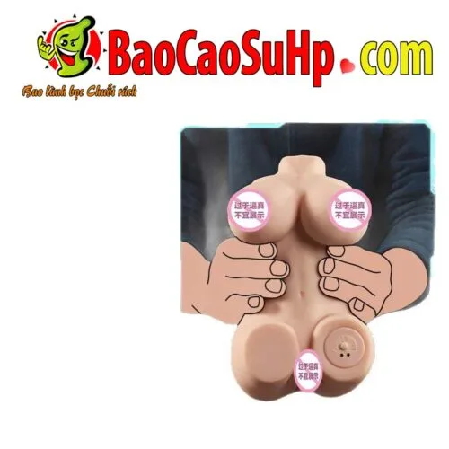 Búp bê bán thân Coc Linette rung mạnh mẽ TPR mềm mại 1,6kg — ảnh 5