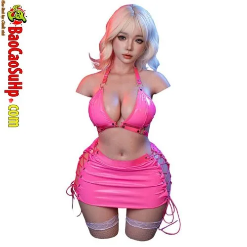 Búp bê tình dục bán thân silicone bạch kim có đầu Cottontail 20kg Option rung rên phát nhiệt (Oder) — ảnh 4