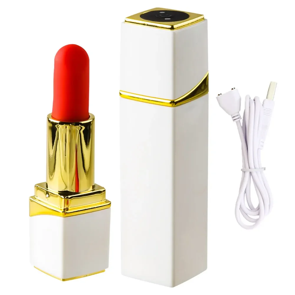 Trứng rung thỏi son nhỏ gọn sạc USB giá tốt kích thích phê — hình 13