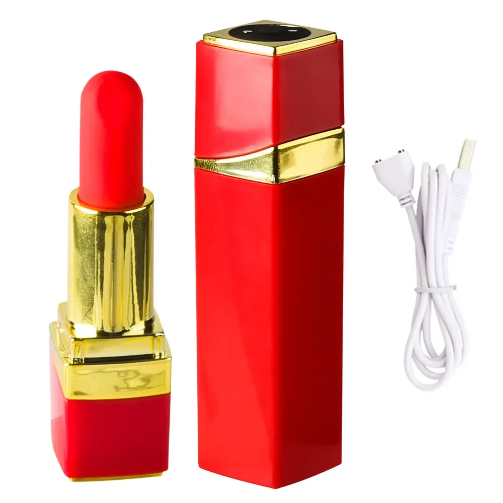 Trứng rung thỏi son nhỏ gọn sạc USB giá tốt kích thích phê — hình 12