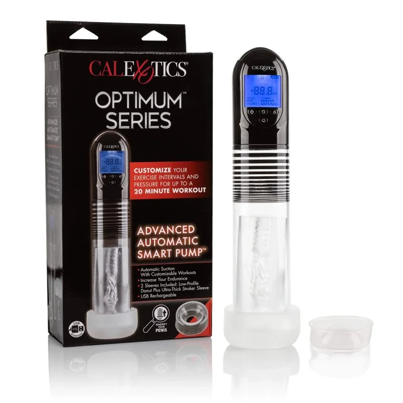 CalExotics Optimum Series máy bơm dương vật tự động thông — hình 11