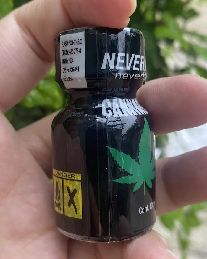 Popper Cannabis 10ml chính hãng Mỹ dành cho Top Bot — Đánh giá Popper Cannabis 10ml Never Fake It chính hãng Mỹ