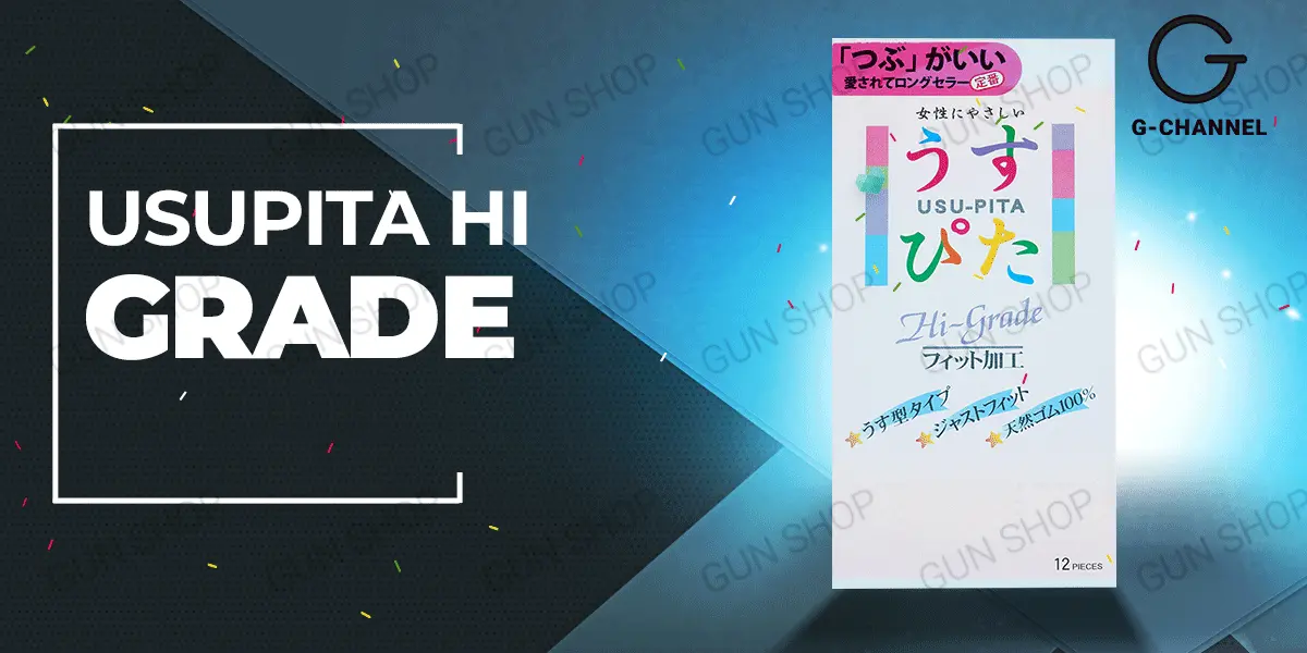 Usupita Hi Grade siêu mỏng hộp 12 siêu an toàn, kích thích — ảnh 2