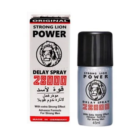 Chai xịt Power Strong Lion Đức 28000 45ml Kéo dài quan hệ bền lâu an toàn