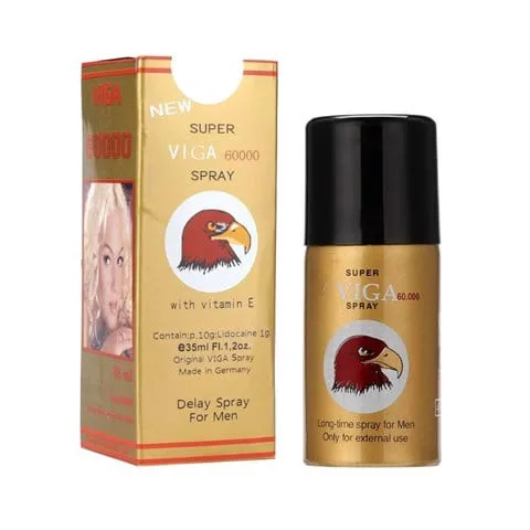 Chai xịt Super Viga 60000 Đức 45ml Kéo dài quan hệ Tăng cường sinh lý