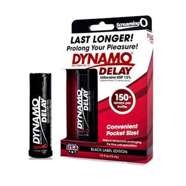 Chai xịt Dynamo Delay Black Label kéo dài thời gian chính hãng Mỹ tăng cường phong độ
