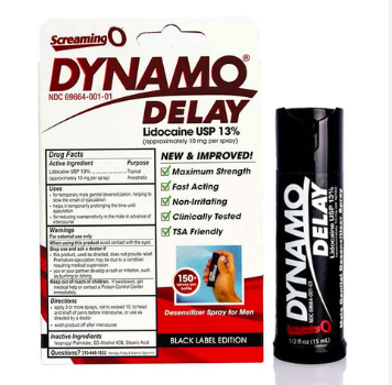 Chai xịt Dynamo Delay Black Label kéo dài thời gian chính — Công dụng nổi bật của Dynamo Delay Black Label Edition