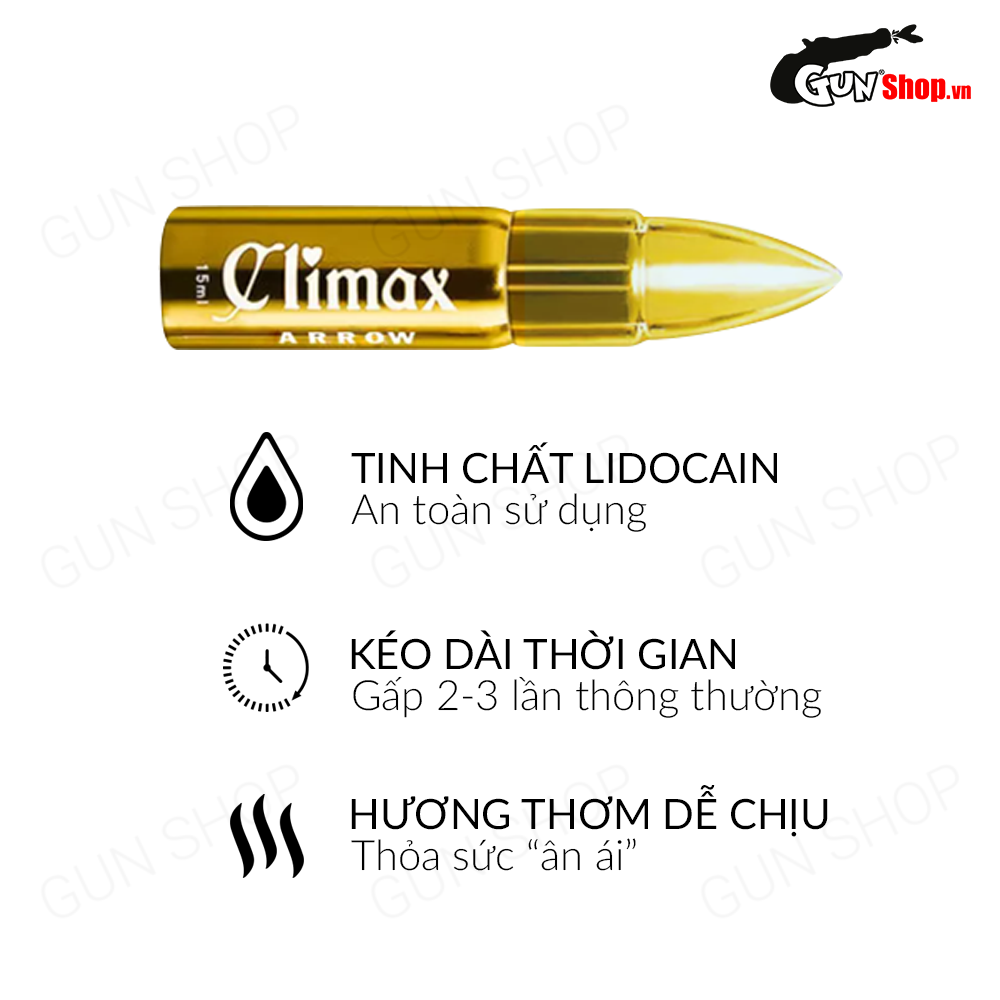Chai Xịt OLO Climax Arrow 15ml Kéo Dài Thời Gian - Hàng HongKong — ảnh 3