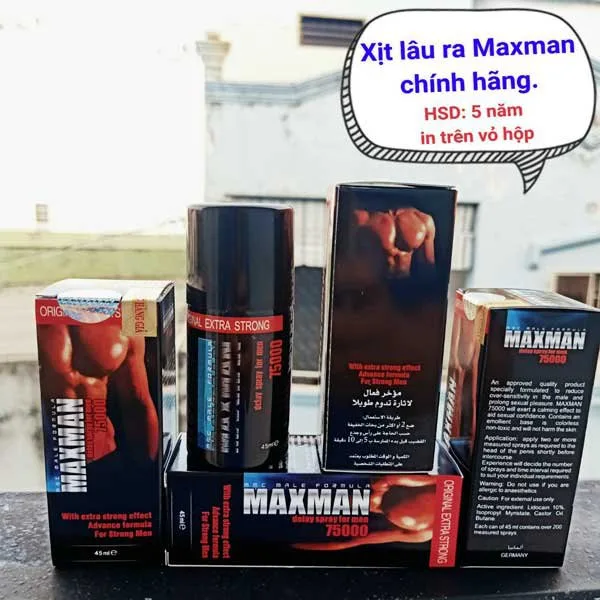Chai Xịt Maxman Delay Spray tăng cường thời gian quan hệ — ảnh 4