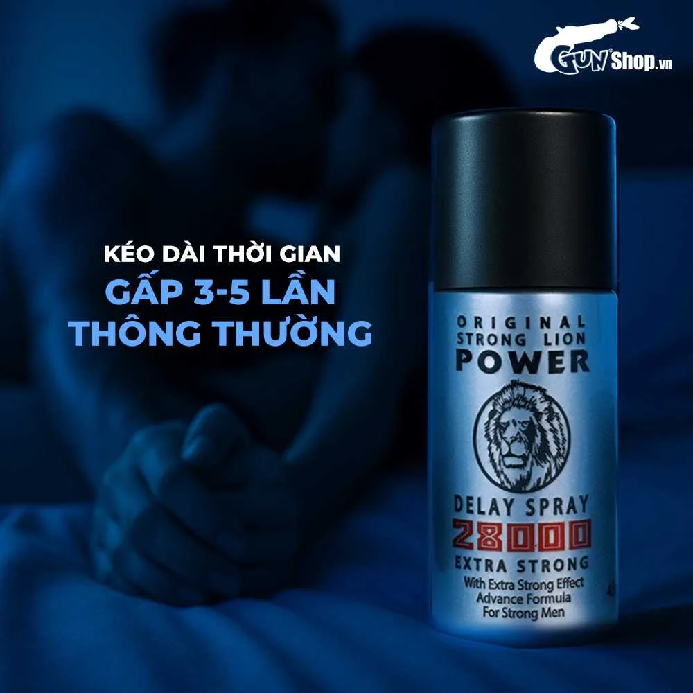 Chai xịt Power Strong Lion Đức 28000 45ml Kéo dài quan hệ bền lâu an toàn — ảnh 3