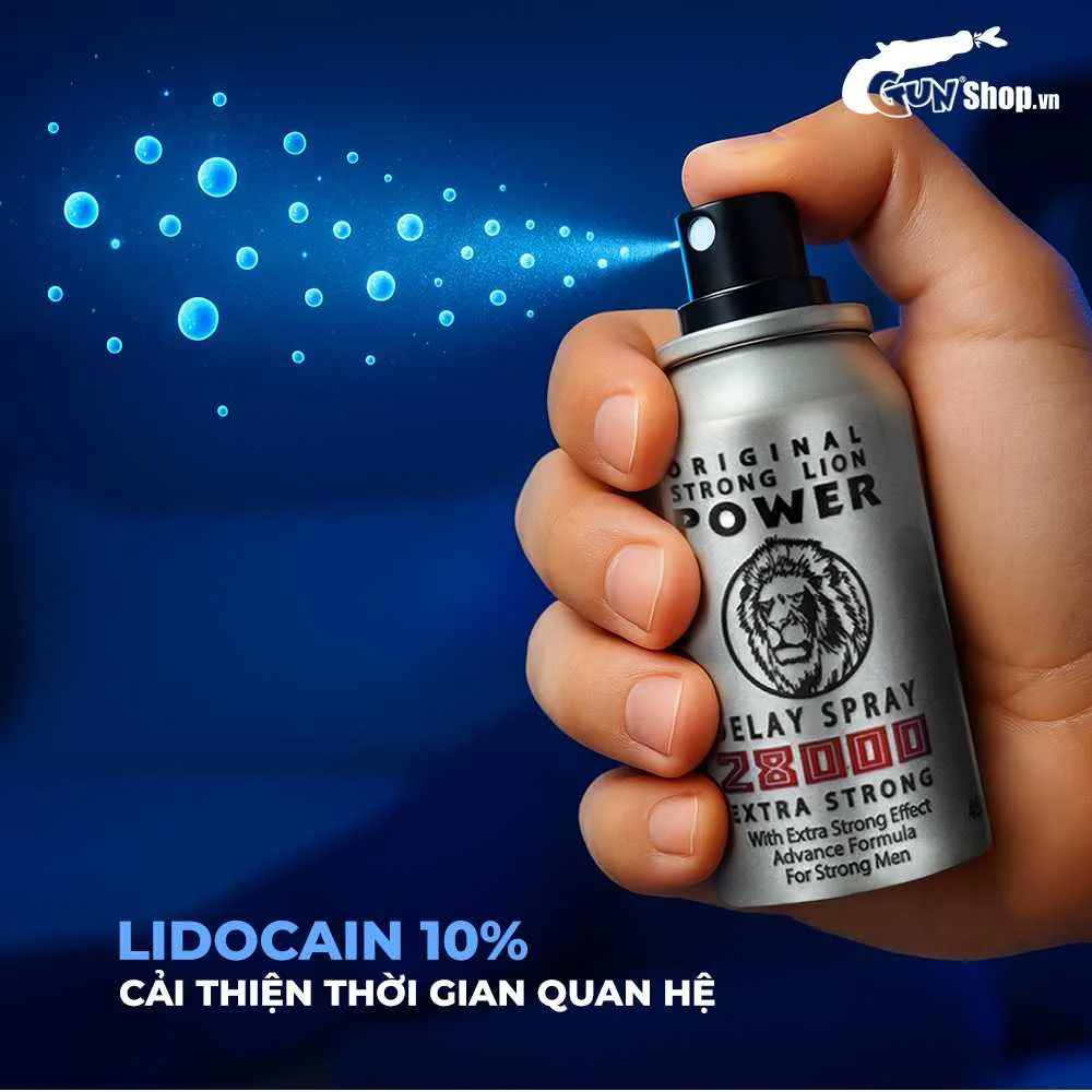 Chai xịt Power Strong Lion Đức 28000 45ml Kéo dài quan hệ bền lâu an toàn — ảnh 5