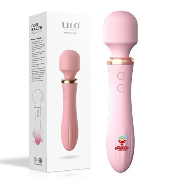 Chày rung 2 đầu không dây LiLo tỏa nhiệt máy massage điểm G cao cấp