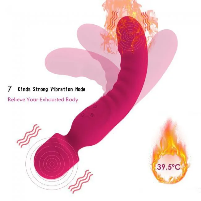 Chày rung 2 đầu Magic Wand massage điểm G kích thích cực đã