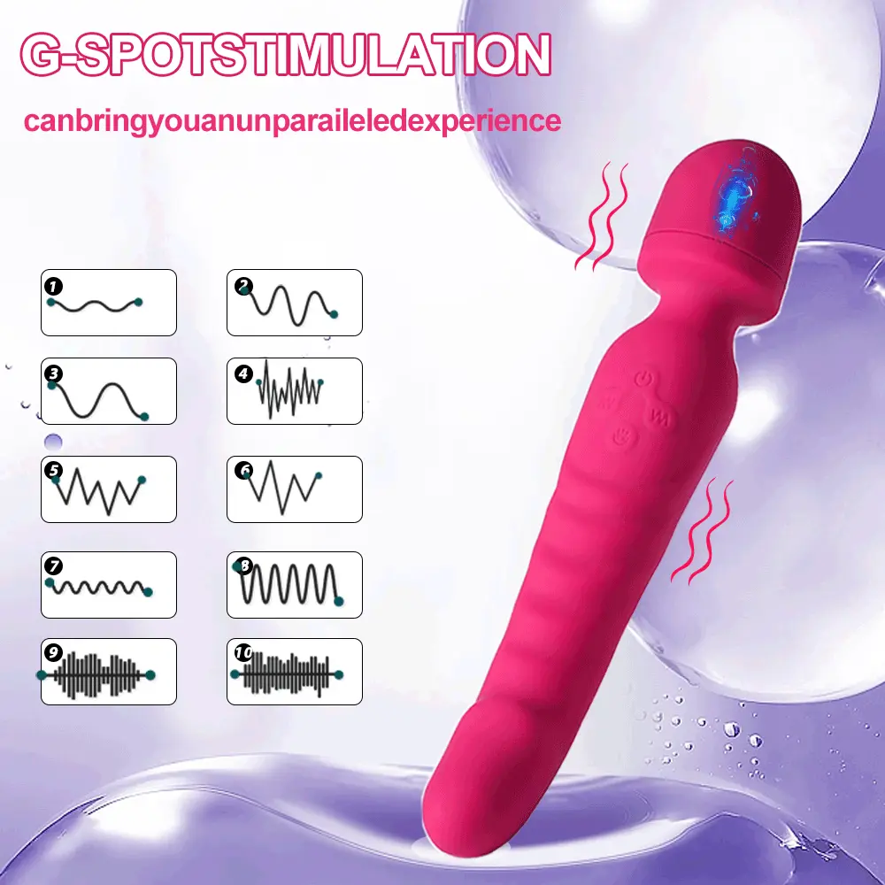 Chày rung 2 đầu Magic Wand massage điểm G kích thích cực đã — ảnh 2