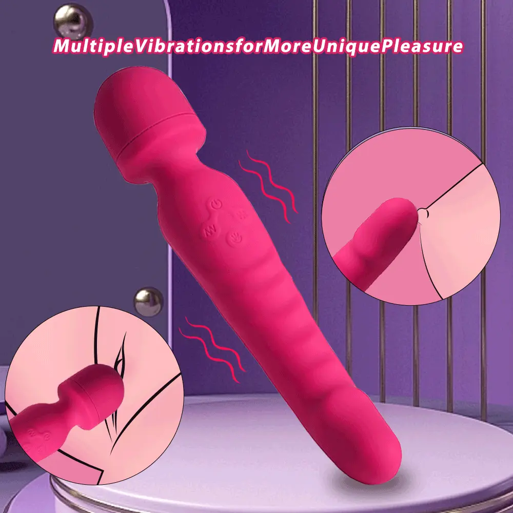 Chày rung 2 đầu Magic Wand massage điểm G kích thích cực đã — ảnh 5