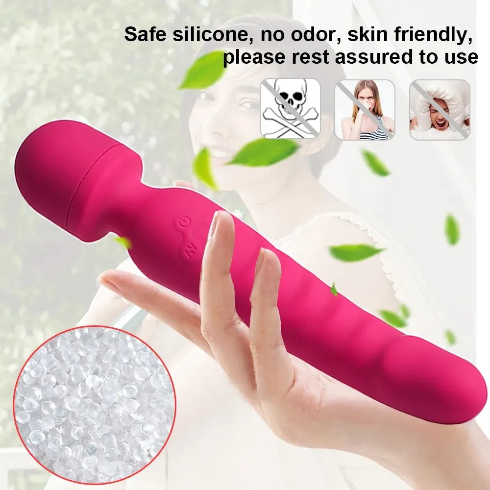 Chày rung 2 đầu Magic Wand massage điểm G kích thích cực đã — hình 12