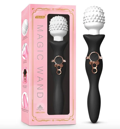 Chày rung 2 đầu Yeain Magic Wand silicon gai kích thích cực đỉnh