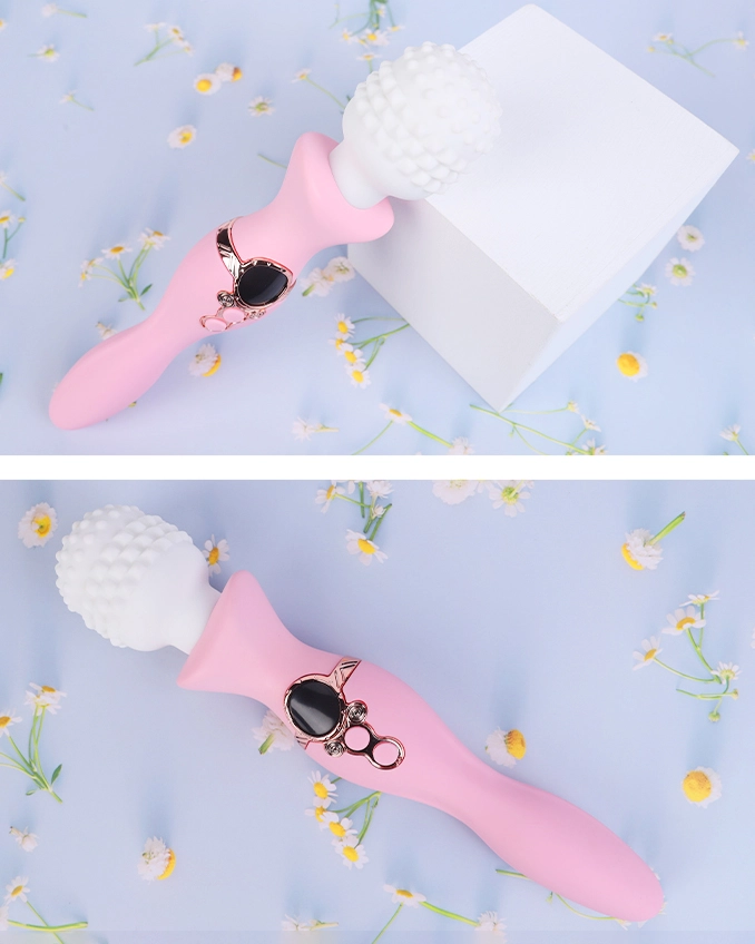 Chày rung 2 đầu Yeain Magic Wand silicon gai kích thích cực — hình 3