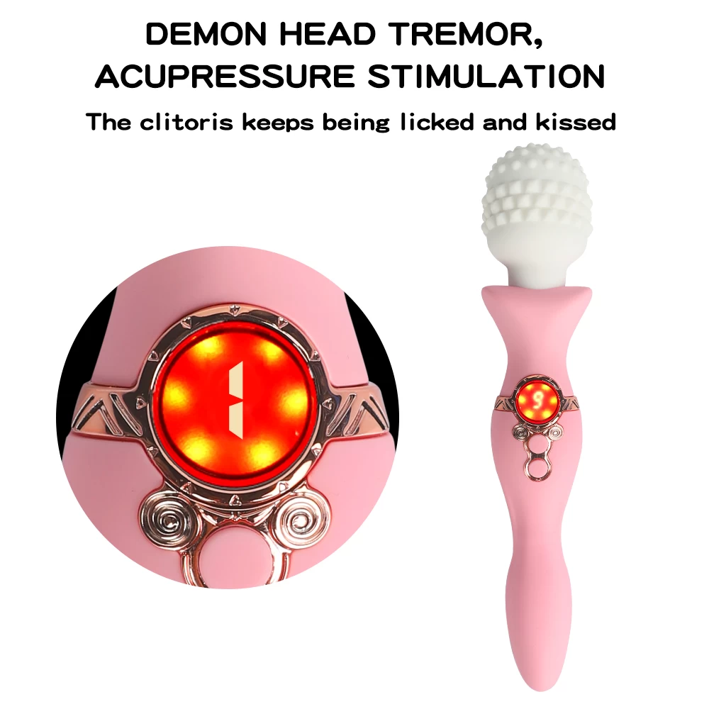 Chày rung 2 đầu Yeain Magic Wand silicon gai kích thích cực — hình 9