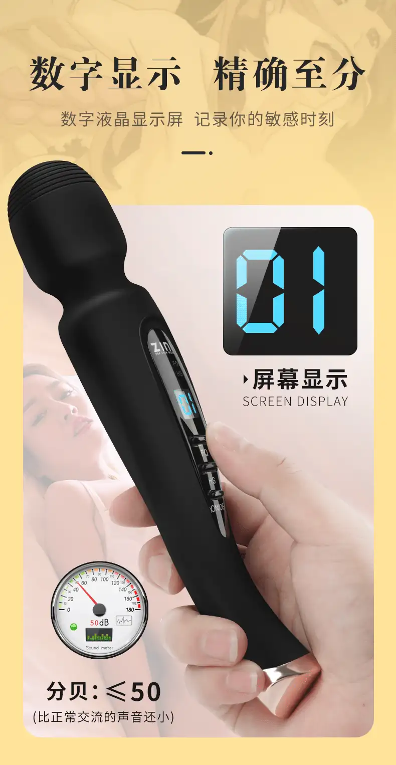 Chày rung Zini Magic Wand xoay 360 độ kích thích điểm G mạnh mẽ — ảnh 4