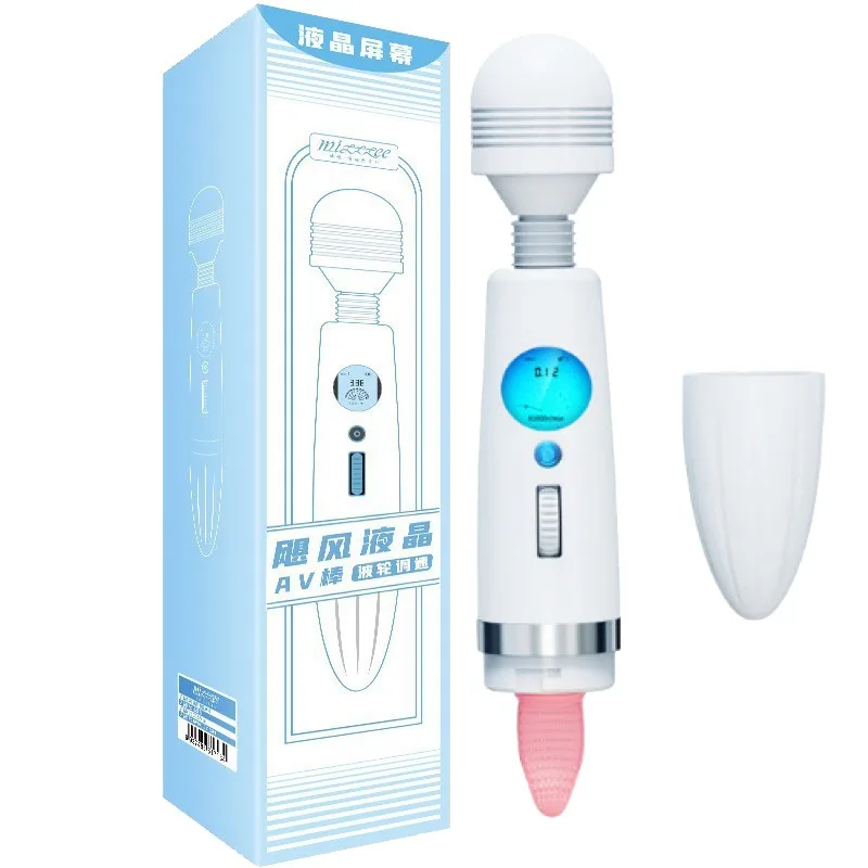 Chày rung 2 đầu Galaku liếm màn hình Led massage kích thích