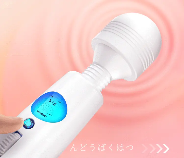 Chày rung 2 đầu Galaku liếm màn hình Led massage kích thích — ảnh 2
