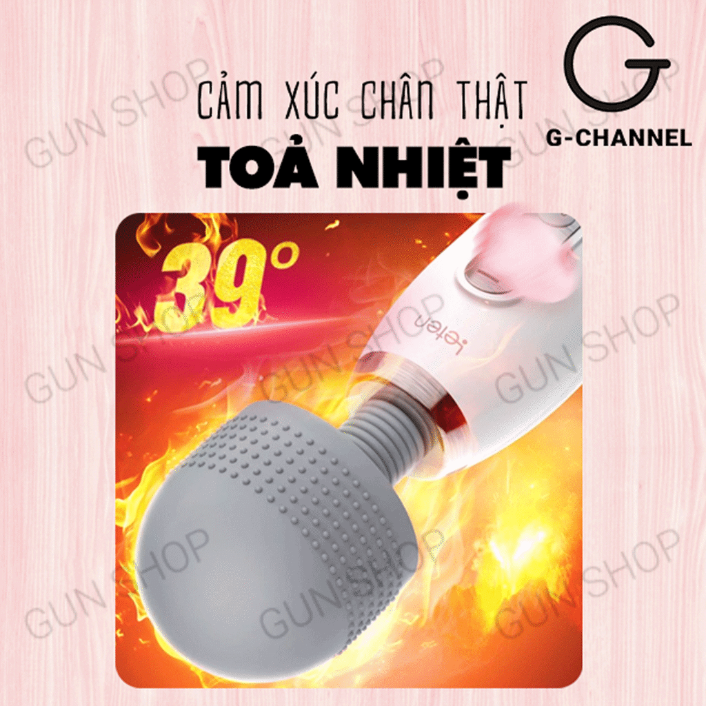Chày rung Leten Lightning thế hệ 2 massage toàn thân nhiều tần số rung phát nhiệt — ảnh 5