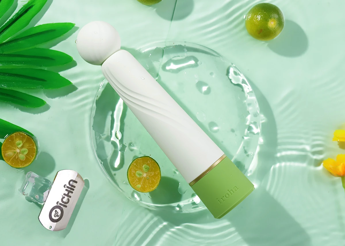 Chày rung Tenga Iroha Rin+ 6 chế độ rung kích thích cực êm — Thiết kế nhỏ gọn, tinh tế với đầu rung hình cầu độc đáo