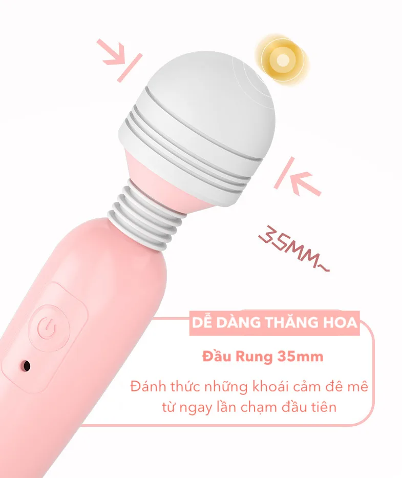 Chày rung không dây Lilo sạc USB máy massage điểm G — ảnh 3