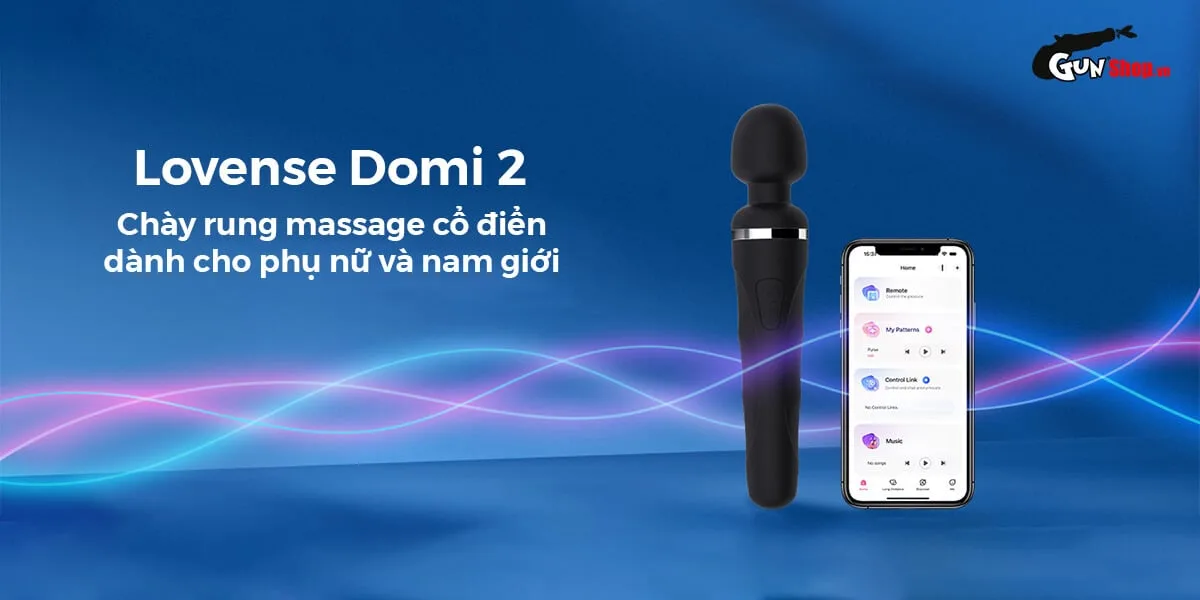 Lovense Domi 2 chày rung không dây app điều khiển siêu mạnh — Chày rung tình yêu Lovense Domi 2 không dây điều khiển qua