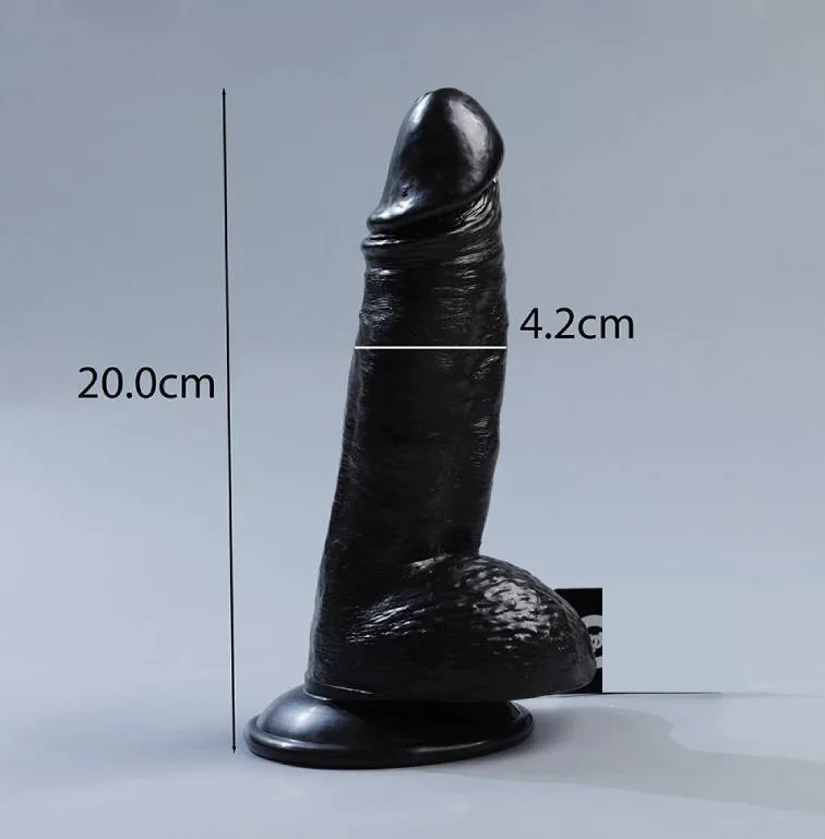 Dương vật giả chisa rubicon 7.9 inch màu đen giống thật gân guốc mạnh mẽ — ảnh 2