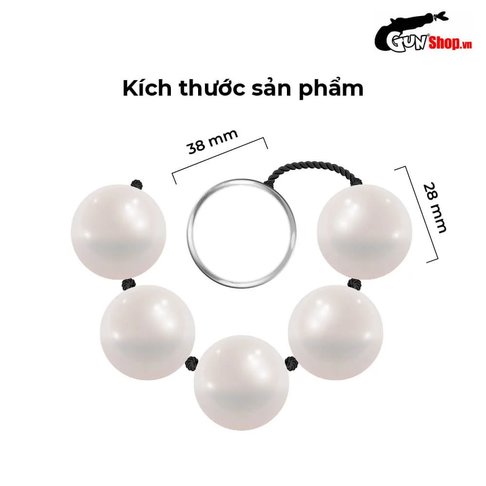 Chuỗi hạt ngọc trai kích thích hậu môn an toàn dễ sử dụng — ảnh 2