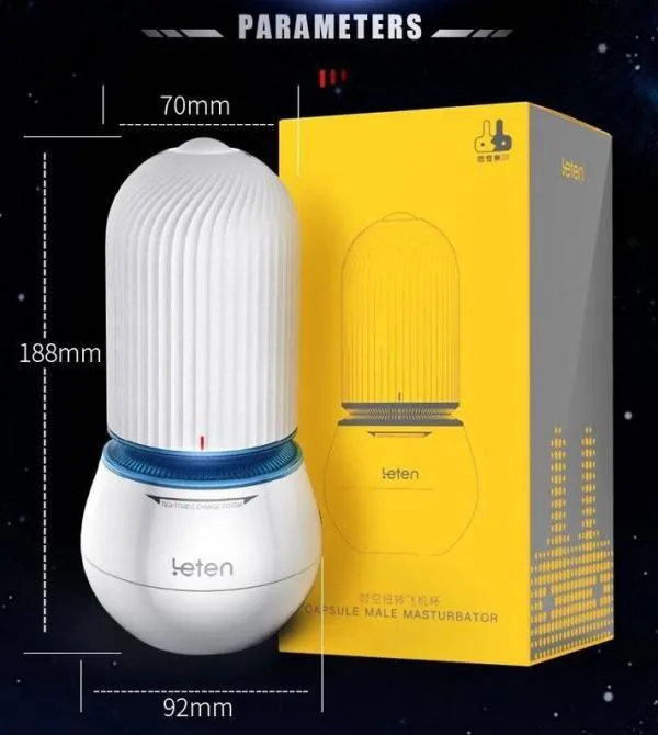 Cốc Âm Đạo Giả Leten Capsule Xoắn Gai Sướng Như Thật Siêu Bền