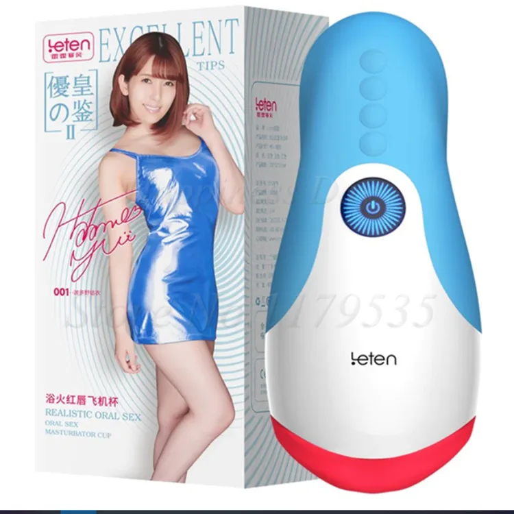 Cốc bú liếm Leten AD33P sưởi ấm, tự sướng, rung mạnh