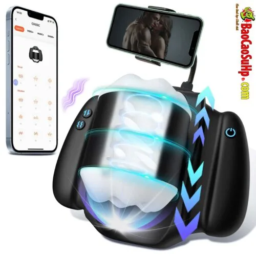 Cốc thủ dâm dạng rung thụt nhỏ gọn mini Amaotoha điều khiển APP — ảnh 3