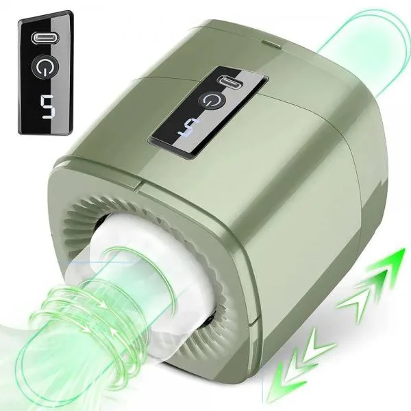 Cốc thủ dâm Ailebo tự động nhỏ gọn rung xoay thụt cực đã