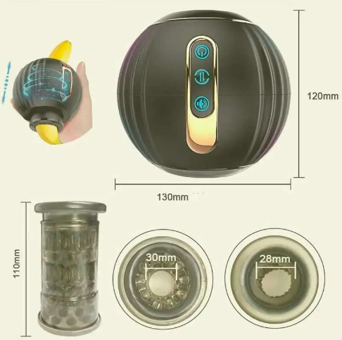 Cốc thủ dâm thụt lên xuống bí ngô Koharubi ball nhỏ gọn — ảnh 3