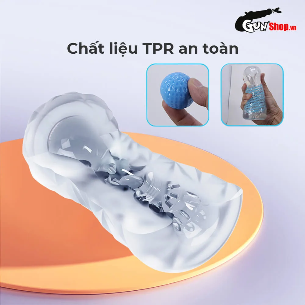 Cốc thủ dâm trong suốt Pretty Love Fantasy có bóng xoay — ảnh 11