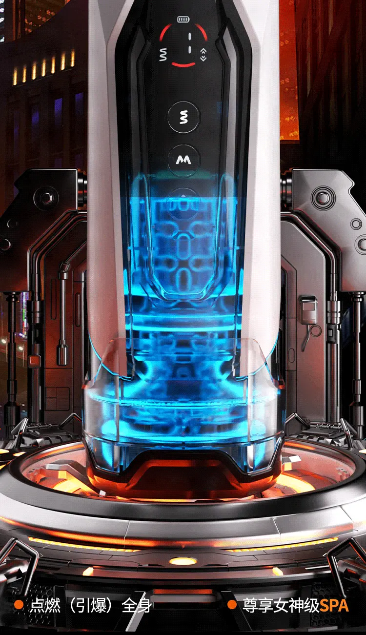 Cốc thủ dâm tự động Mizzzee Mecha War God-X hút rung màn cảm ứng — ảnh 7