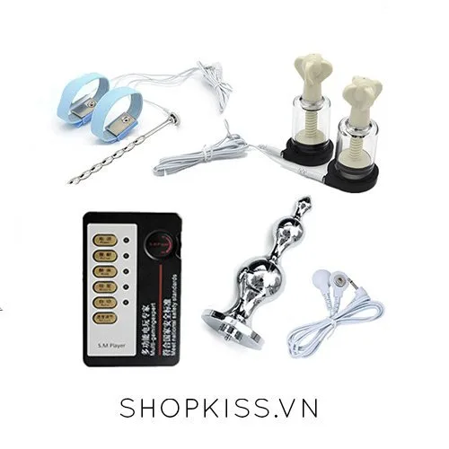 Combo dụng cụ kích thích tình dục bằng xung điện — ảnh 2