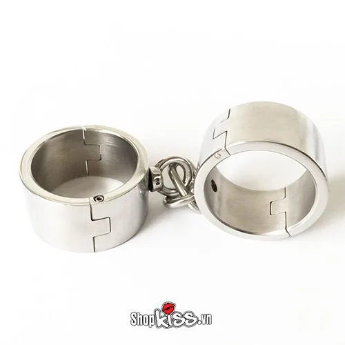 Còng chân thép không gỉ BDSM bạo dâm cao cấp kích thích cảm xúc — ảnh 4