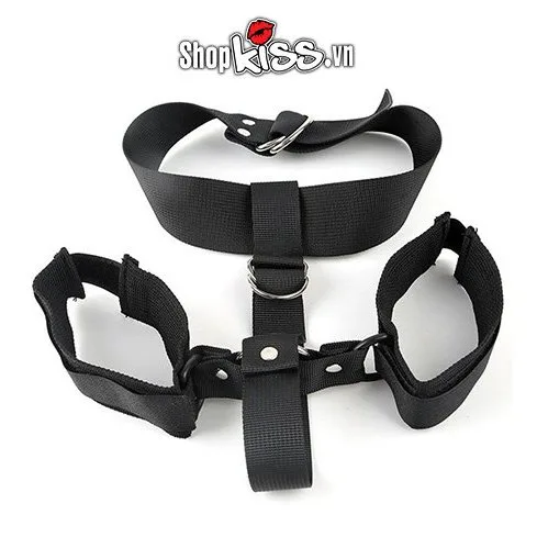 Còng tay cổ bạo dâm BZ13D kích thích đam mê, phong cách BDSM — ảnh 6