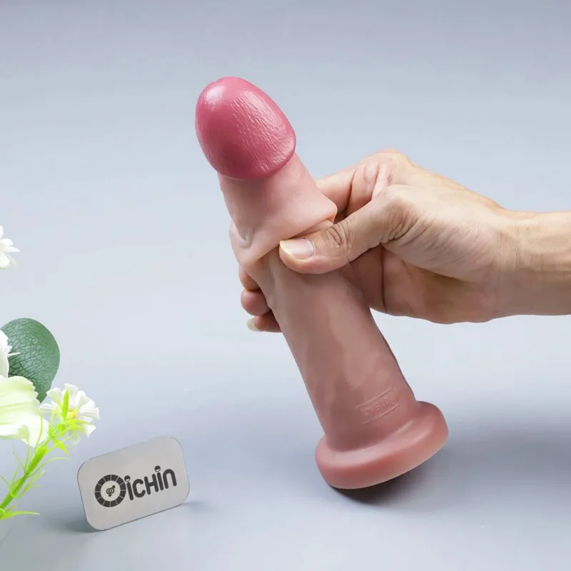 Cu giả 2 lớp Lovetoy Sliding Skin Pro II 9 inch mềm mại gân guốc — ảnh 3