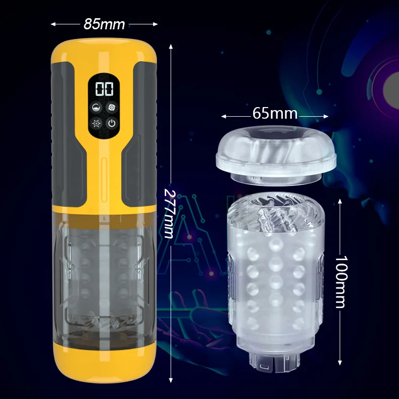 Âm đạo giả D08C 4 in 1 rung thụt xoay bú liếm hút tự động — hình 2