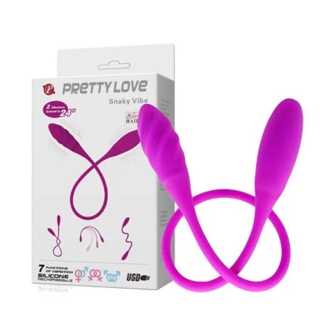 Trứng rung 2 đầu Pretty Love Snaky 7 chế độ sạc tiện lợi