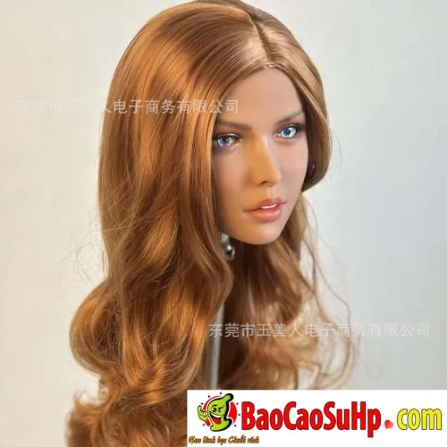 Đầu búp bê tình dục full silicone HT 2026 Da màu mô phỏng như thật có răng lưỡi — ảnh 3