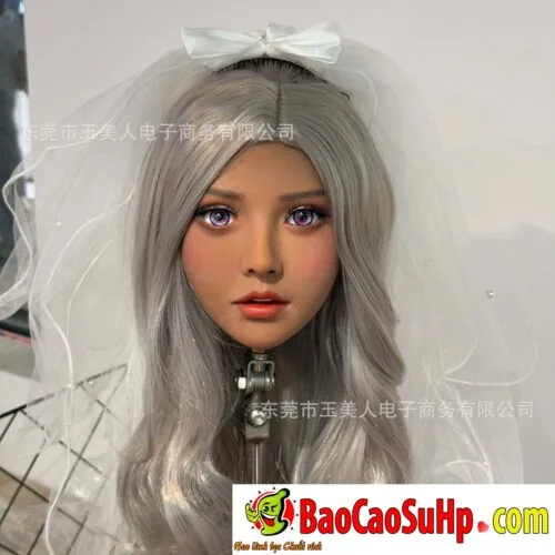 Đầu búp bê tình dục full silicone HT 2026 Da màu mô phỏng như thật có răng lưỡi — ảnh 4